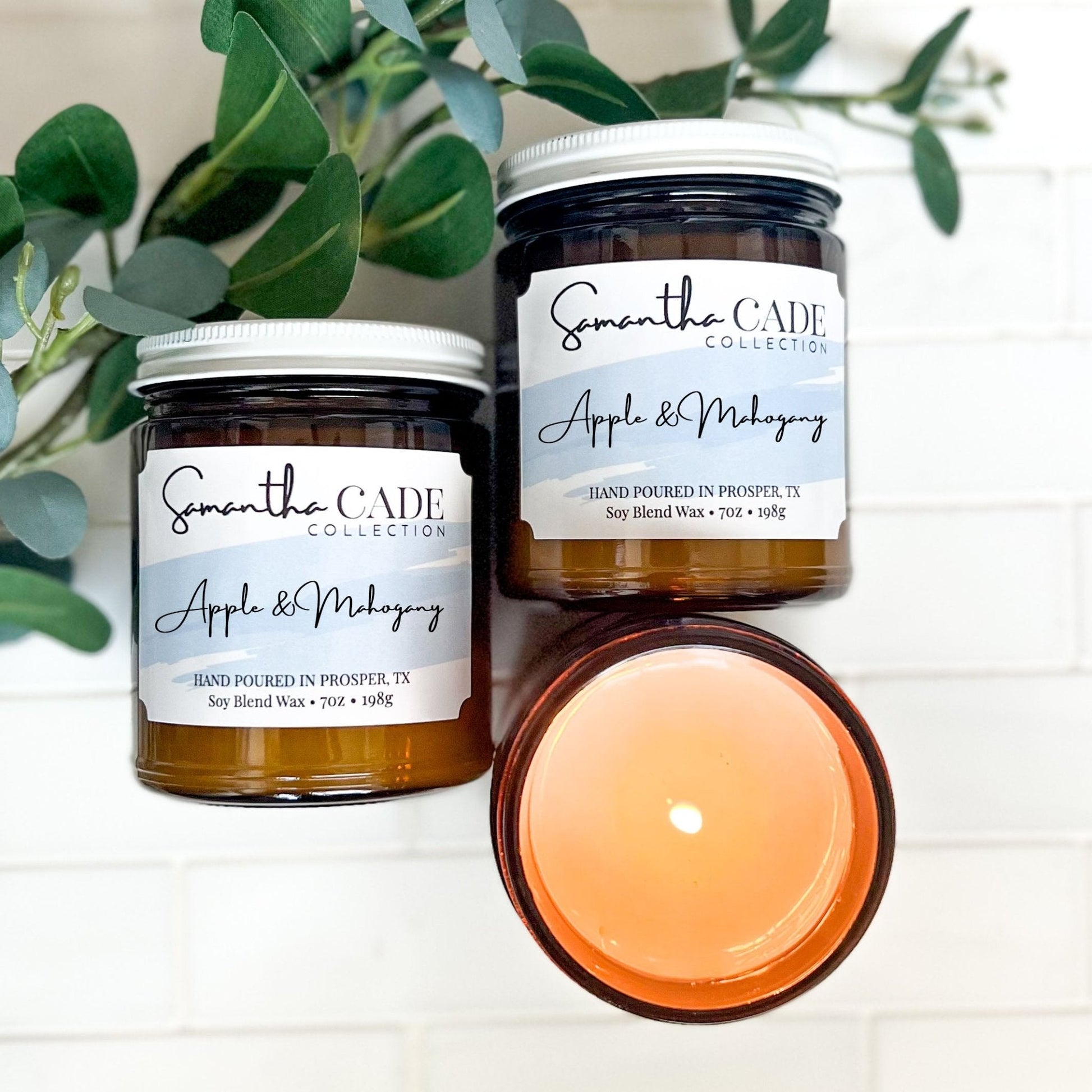 Apple and Mahogany 7.5 oz. Candle