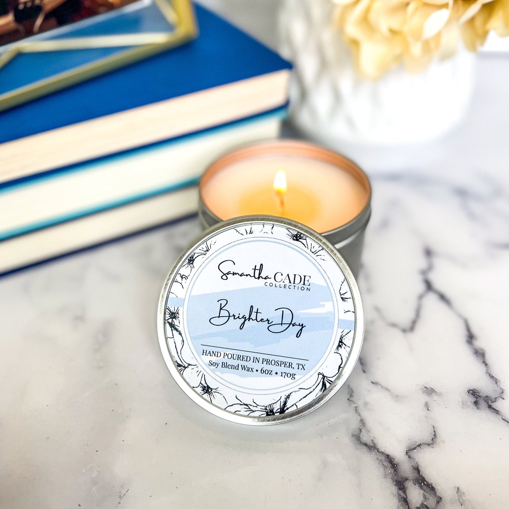 "Brighter Day" Benefitting Suicide Prevention 6oz.Candle Tin