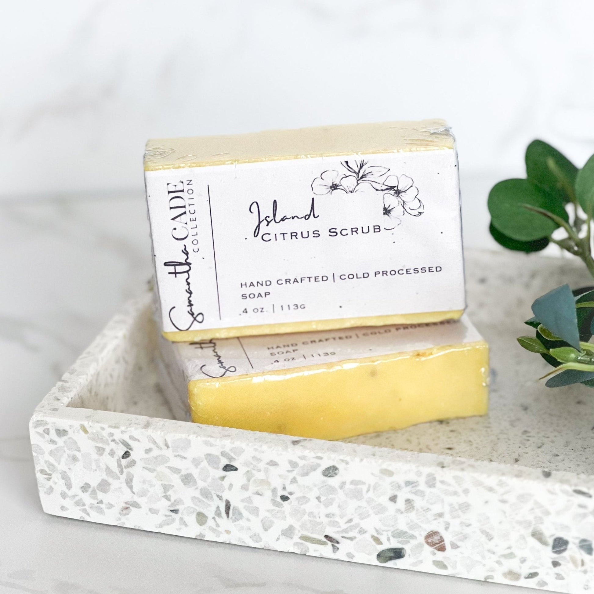 Island Citrus Scrub 4oz Cold Process Soap