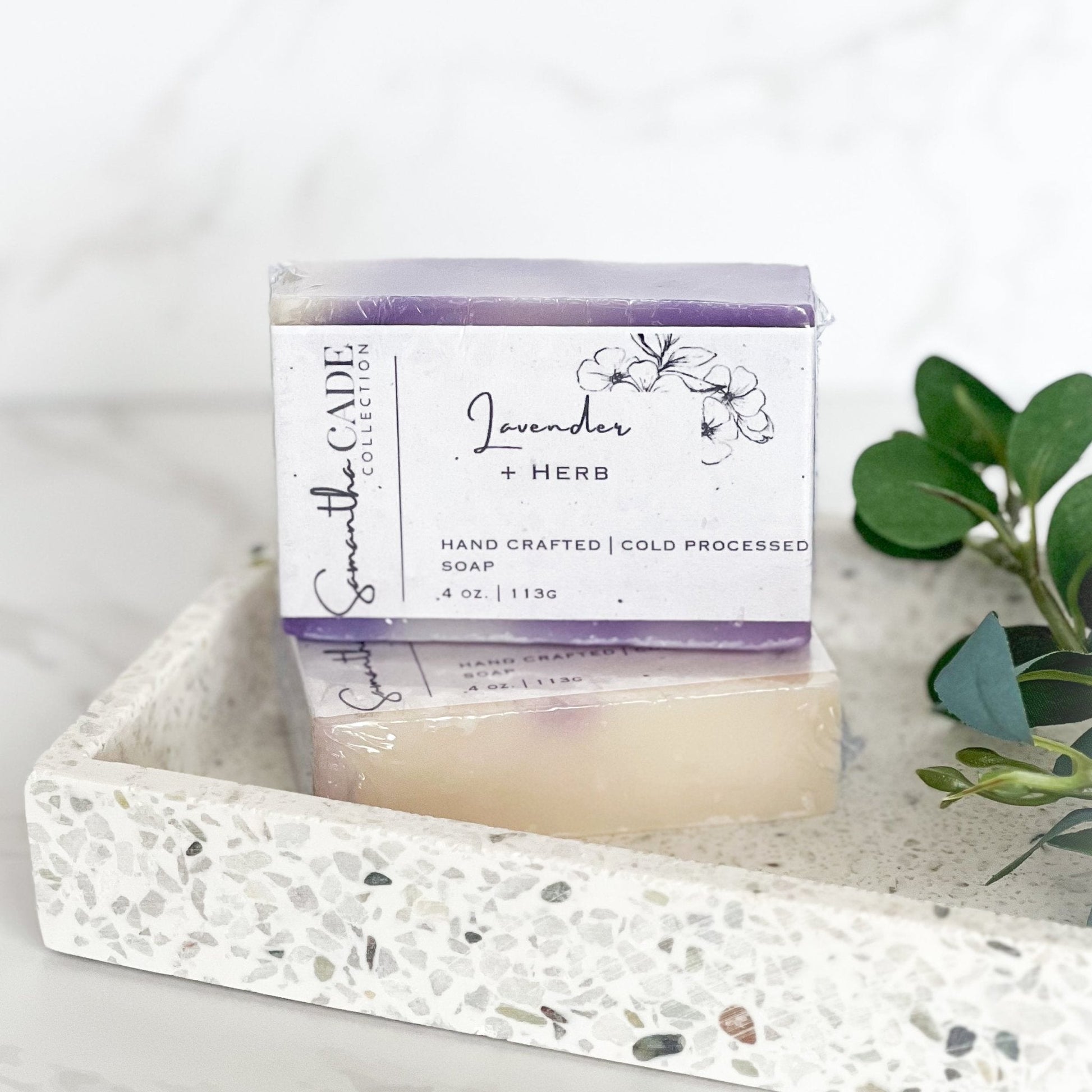 Lavender + Herb 4oz Cold Process Soap