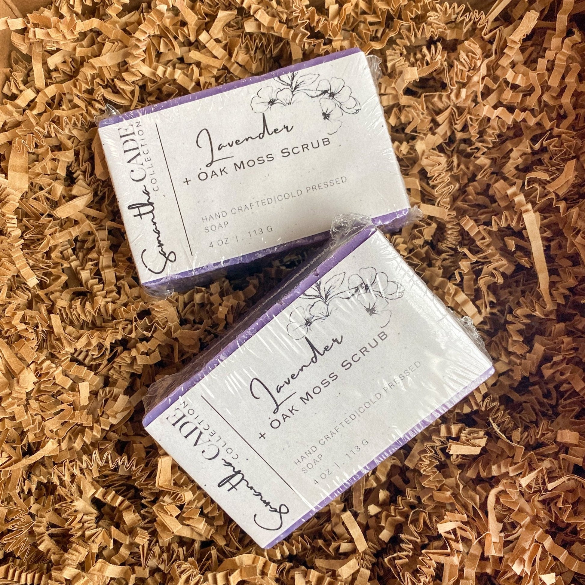 Lavender + Oak Moss 4oz Cold Process Soap