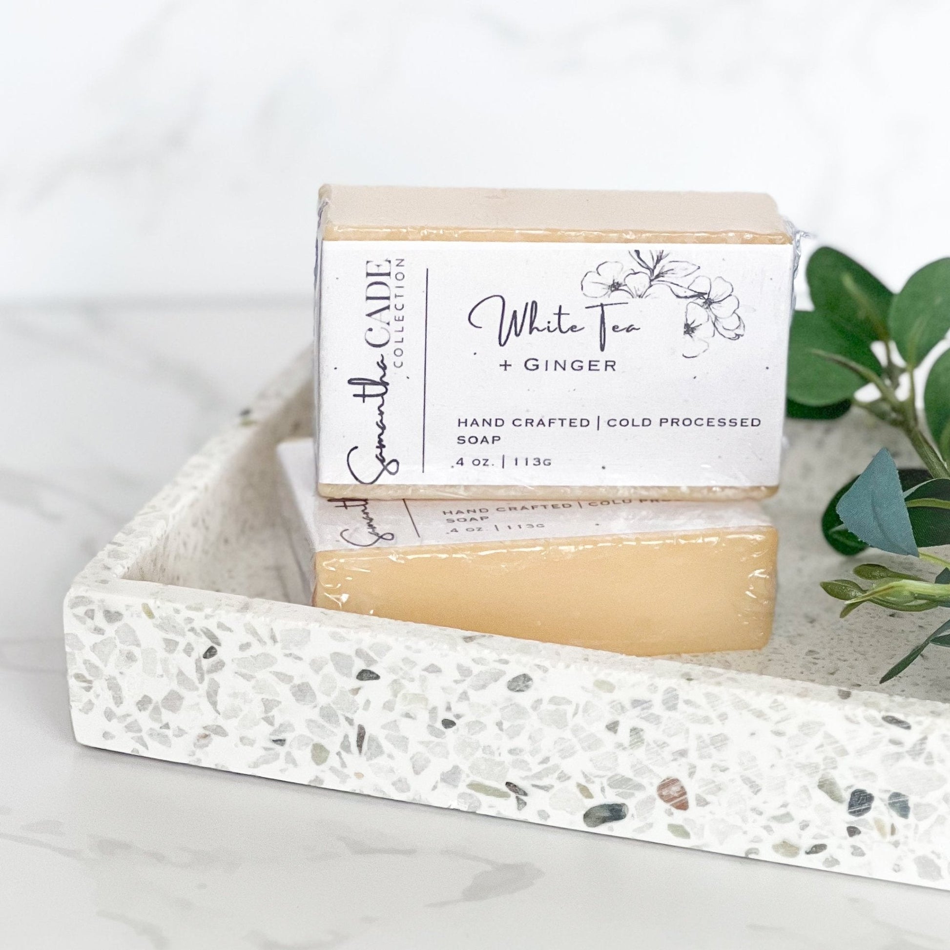 White Tea + Ginger 4oz Cold Process Soap
